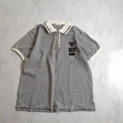 美品　Polo Club　ストライプ　半袖　ポロシャツ　LL スポーツのサムネイル