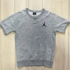 【週末限定値下げ】Jordan 半袖スウェット NIKE ロゴ刺繍 グレー Sのサムネイル