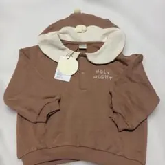 新品タグ付・テータテート クリスマス サンタ トレーナー