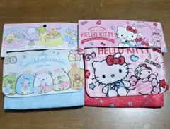 すみっコぐらし ハローキティ 2WAY ポケットポーチ 2点セット