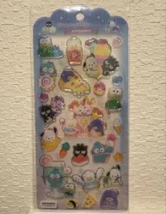 はぴだんぶい　ドロップジュエリー　サンリオ 立体シール