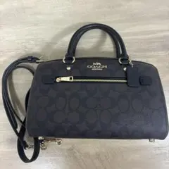 【新品未使用・店舗購入】COACH ボストンバッグ シグネチャー柄