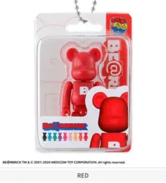 ベアブリック　ガチャ　パッケージチャームコレクション　ガチャ　RED1点