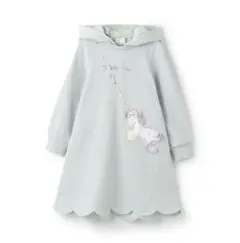 mezzo piano ユニコーンポシェット風パーカーワンピース 130cm