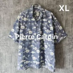 ✅【Pierre Cardin】ピエールカルダンアロハシャツXLコットン魚柄のサムネイル