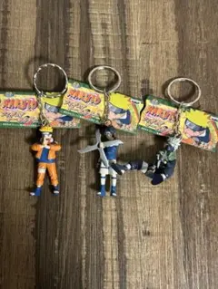 NARUTO ナルト フィギュアキーホルダー 3種