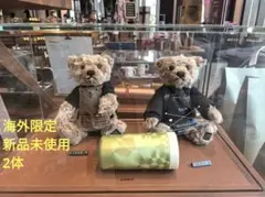 海外 上海 スタバ ロースタリー シュタイフ　ベアリスタ ２体 テディベアのサムネイル