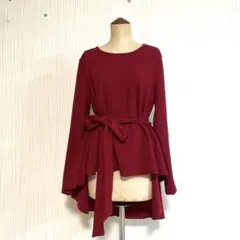 バーガンディ シャツ