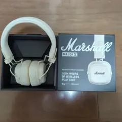 Marshall Major V ワイヤレスヘッドホン クリーム