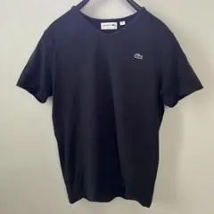 LACOSTE Vネック Tシャツ ブラック