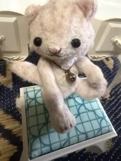 ☆*:.。. テディキャット.。.:*☆ 8cm 猫 ねこ ピンク テディベア