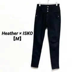 極上の履き心地! Heather × ISKO ハイウエスト スキニーデニム Mのサムネイル