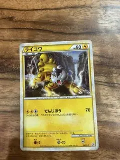 ライコウ：「ポケモンカードゲームLEGEND パーフェクトセット」スペシャルキ…