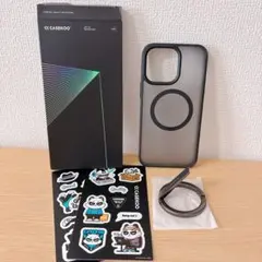 iPhone14Pro Max ケース Magsafe対応 リング付 黒