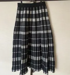 【匿名配送】チェック ニットスカート