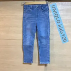 UNIQLO kids120 デニムブルー スボトムス
