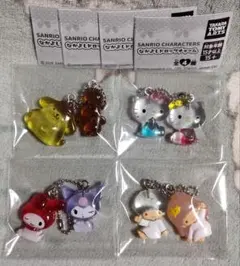 サンリオキャラクターズ なかよしドロップチャーム 全4種 コンプリートセット