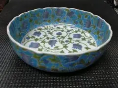 有田焼 青嵐窯 スクエアボウル 角鉢 アラベスク 唐草 金彩 美品 - メルカリ