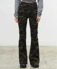 【新品未使用】ACLENT ビンテージウォッシュフレアジーンズ MIX 24