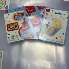 マクドナルド パペットスンスン シール 3枚セット