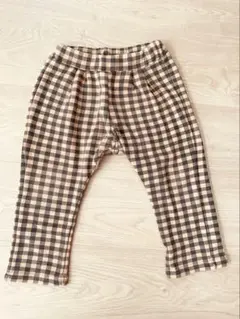 ☆apres les cours/アプレレクール☆チェック裏起毛パンツ90☆