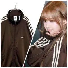 【超人気‼️】美品 adidasベッケンバウアージャージ ブラウン M 古着