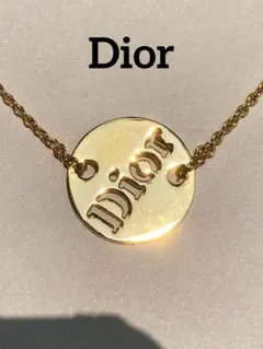 Dior クリスチャンディオールゴールドネックレス美品のサムネイル
