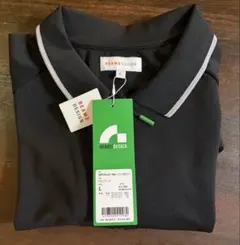 新品未使用品　ビームスデザイン　L ブラック　Tシャツ　作業服　ポロシャツ