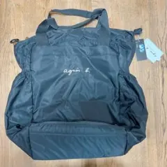 agnès b. ブラック マザーズバッグ