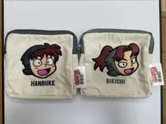 忍たま乱太郎 ガチャガチャ スクエアポーチ　土井半助、山田利吉