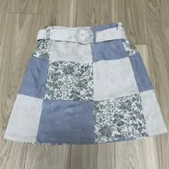 NICE CLAP 台形スカート　パッチワーク