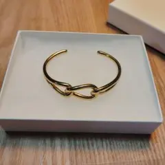 ゴールド カフブレスレット