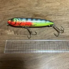 アメリカンルアー！　ヘドン　オリジナルザラスプーク　ナチュラルプリント中古美品！のサムネイル