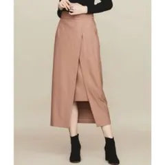 STUDIOUS ステュディオス モイストツイルスリットロングスカートのサムネイル