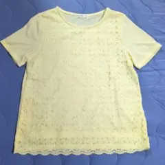 レース装飾 半袖Tシャツ Mサイズのサムネイル