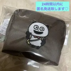 24時間以内発送☘️ 10周年記念　ごきげんぱんだ　刺繍ポーチ　にしむらゆうじ