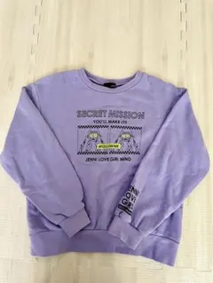 ジェニィ　トレーナー150 紫色