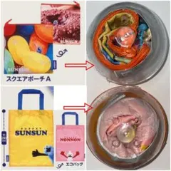 パペットスンスン バラエティーコレクション エコバッグ ポーチA ガチャ