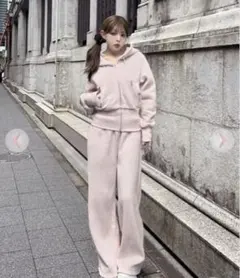 SOLNI♡ビジューフーディセットアップ