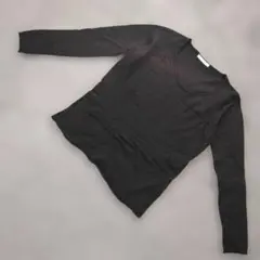 b3003 LOWYRS FARM ローリーズファーム【M】 黒 長袖ニット