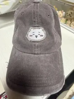 ちいかわ 刺繍 キャップ ブラック