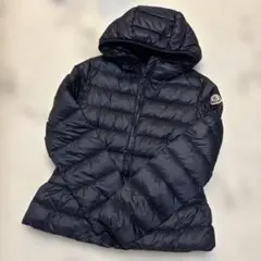 【美品】MONCLER ネイビー フード付きダウンジャケット　ライトダウン