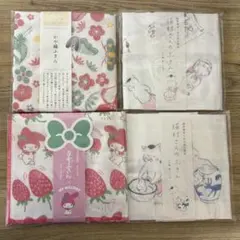 白雪ふきん・かや織りふきん4枚セット