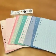 amifa A5 カスタムノート　リフィル　シール　台紙　15枚