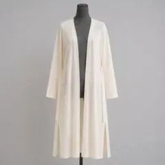 極美品 セオリーリュクス ロングカーディガン 38 薄手 白 Mのサムネイル