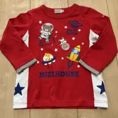 MIKI HOUSE 宇宙テーマ 長袖Tシャツ 90