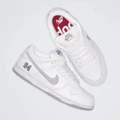 Supreme 25FW NIKE SB Dunk Low White 29cm