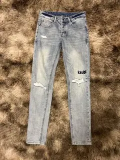 確実正規品 ksubi スリムフィットデニムw28 drip - メルカリ