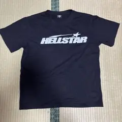 HELLSTAR 半袖Tシャツ ブラック ビンテージ風 ロゴ プリントTシャツ 