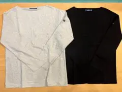 saint james ウェッソン 長袖 バスクシャツ ボートネック 2点